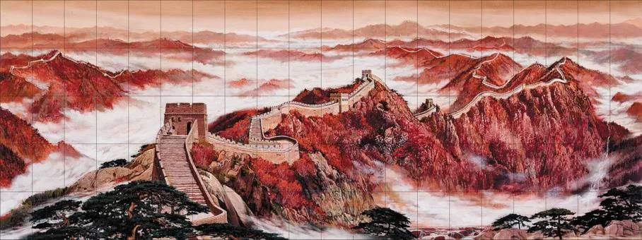 20210629-美院荣获“北京市工人先锋号 ”称号-项目组-党史馆序厅漆壁画《长城颂》.jpg