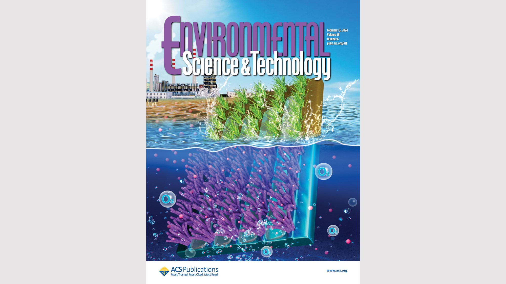 20240220-华体会娱乐平台环境学院张潇源课题组在非均相臭氧催化材料制备与应用领域取得新进展-魏卡佳-研究成果被选为《环境科学与技术》（Environmental Science